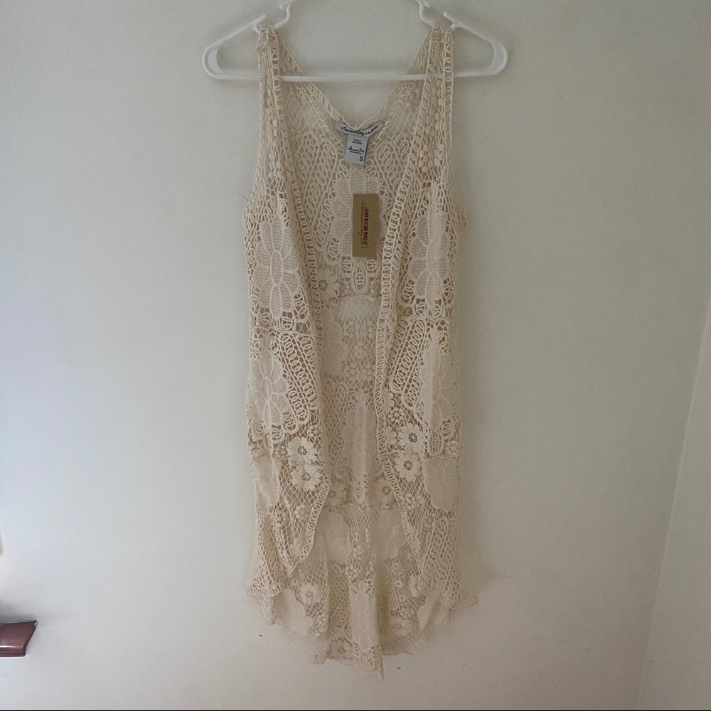 New | American Rag | Lace Boho Cardigan